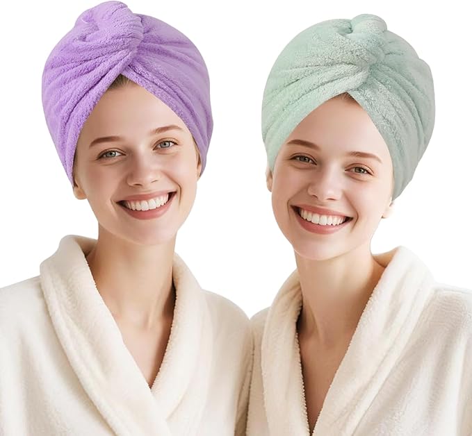 Microfiber Hair Drying Towel Wrap by Unknown