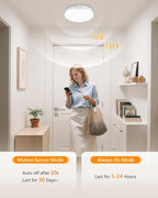 Rechargeable 6W Motion Sensor Ceiling Light Indoor, No Wiring & Magnetic - Image 5