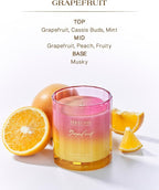 M&SENSE Grapefruit Scented Candles - Image 2