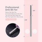 MelodySusie Nature Nail Buffer Nail Drill Bit 3/32'', Professional Safety - Image 3