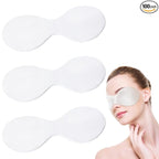 100Pack Disposable Eye Mask, Cotton Disposable Eye Mask, Travel and Relaxation by Unknown