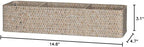 Seagrass Storage Basket 3 Sections Woven Shelf Baskets - Image 7