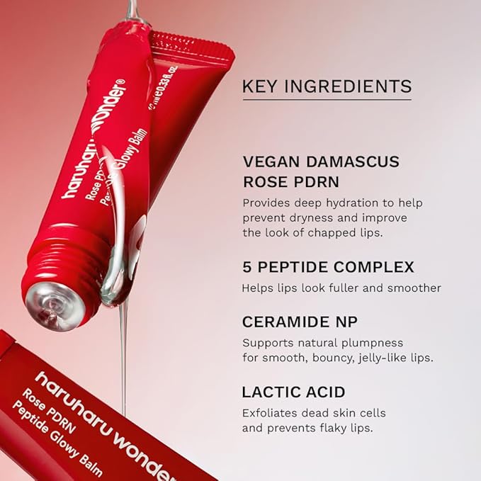 haruharu wonder Rose PDRN Peptide Glowy Balm, Instant Moisture, Repairs Dry - Image 4