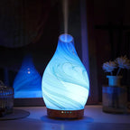 Essential Oil Diffuser, Art Glass Ultrasonic Aromatherapy Diffuser - Image 8