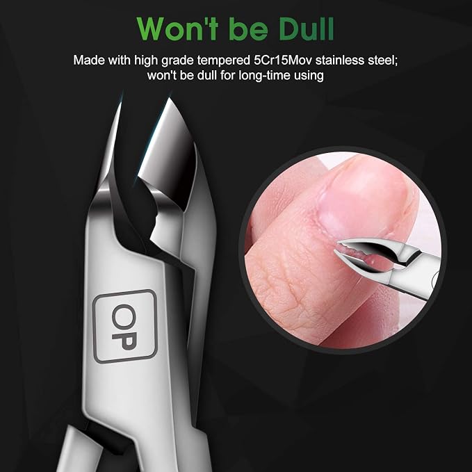 Cuticle Trimmer Cuticle Nippers Clippers Stainless Steel Hangnail Remover - Image 5