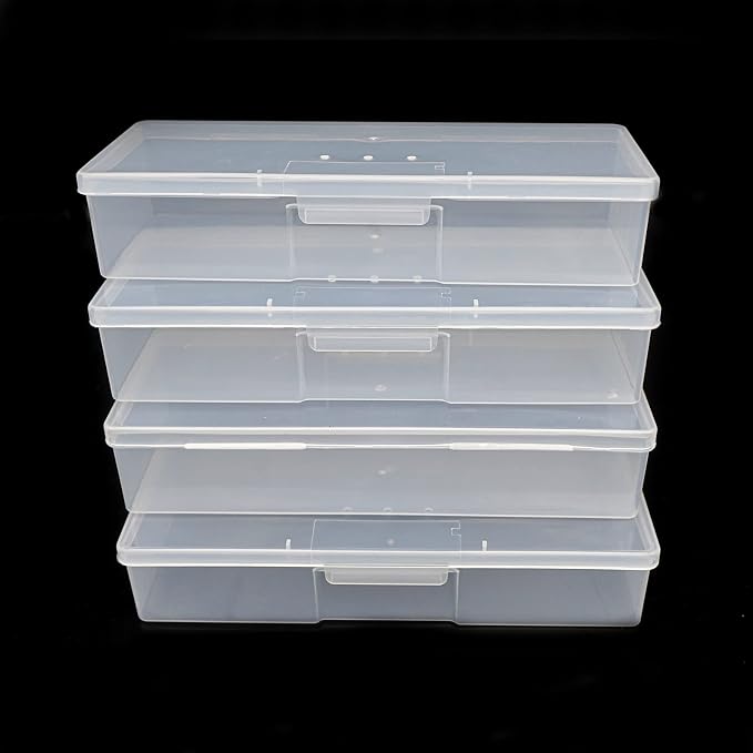 Lokyango Clear Manicure Tool Box, Personal Nail Box Storage Case - Image 6