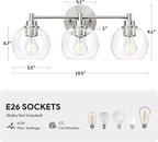 VONLUCE Bathroom Light Fixtures, 3-Light Vanity Light - Image 5