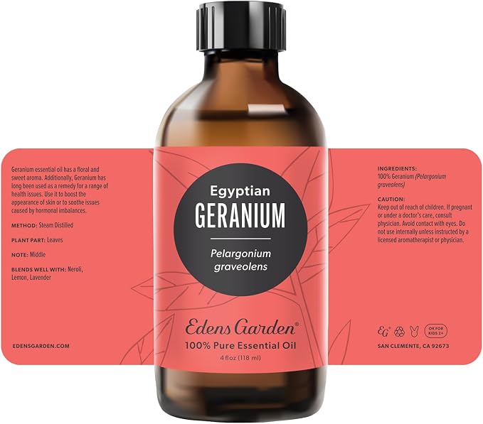 Edens Garden Geranium-Egyptian Essential Oil- 100% Pure Premium Grade, - Image 9