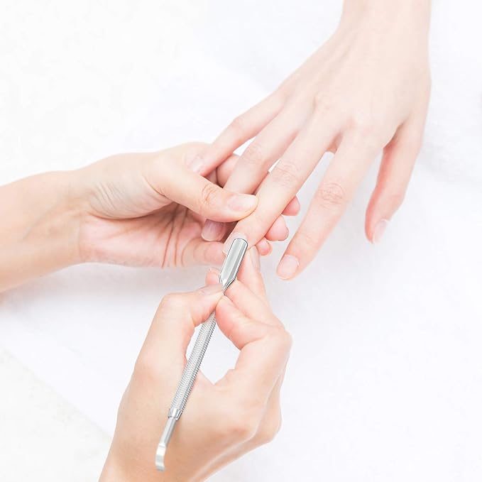 Cuticle Pusher Acetone/Gel/Nail Polish Remover Stainless Steel Professional - Image 5
