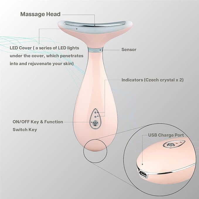 VRAIKO Lily Neck Face Massager, Face Sculpting Tool, Skin Rejuvenation Device - Image 4