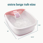 Homedics Bubble Bliss Deluxe Footbath Gift Set – Maintain Heat Foot Spa - Image 8