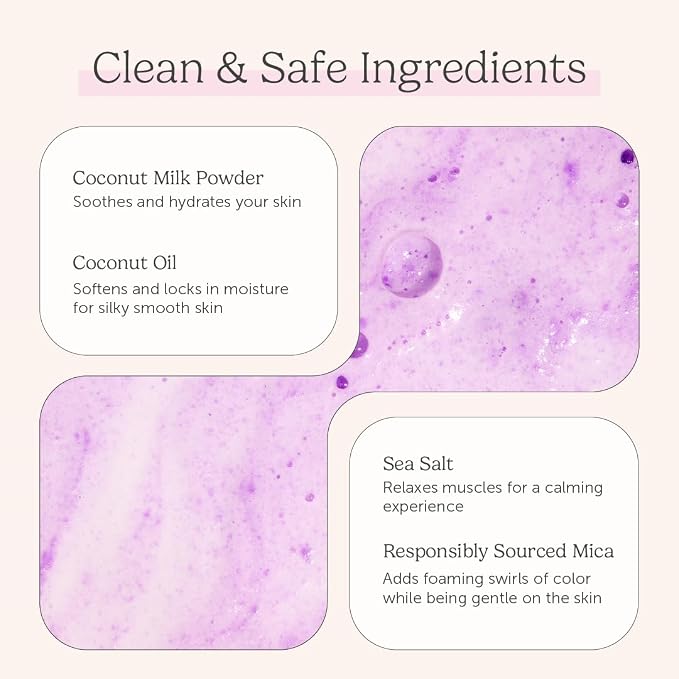 Bath Soak, Salt Bath, Bubble Bath, Natural Detox Foaming Body Soak, Foot Soak - Image 3