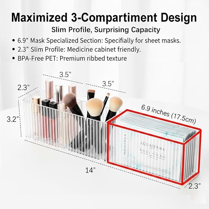 [2-Pack 14" Extra Long Slim Bathroom Organizer, 2.3" Deep Wall Mounted Shelves - Image 4