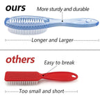Handle Grip Nail Brush Two Sided Hand Fingernail Cleaning Brush Foot Scrub - Image 2