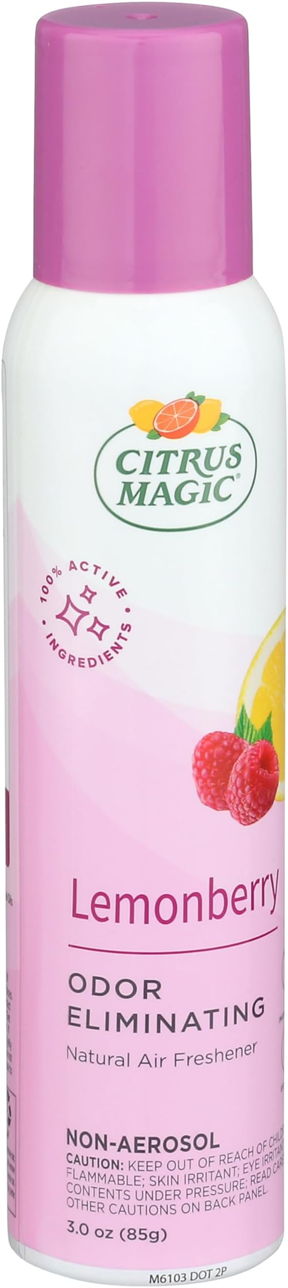 Citrus Magic Natural Odor Eliminating Air Freshener Spray, Lemonberry - Image 2