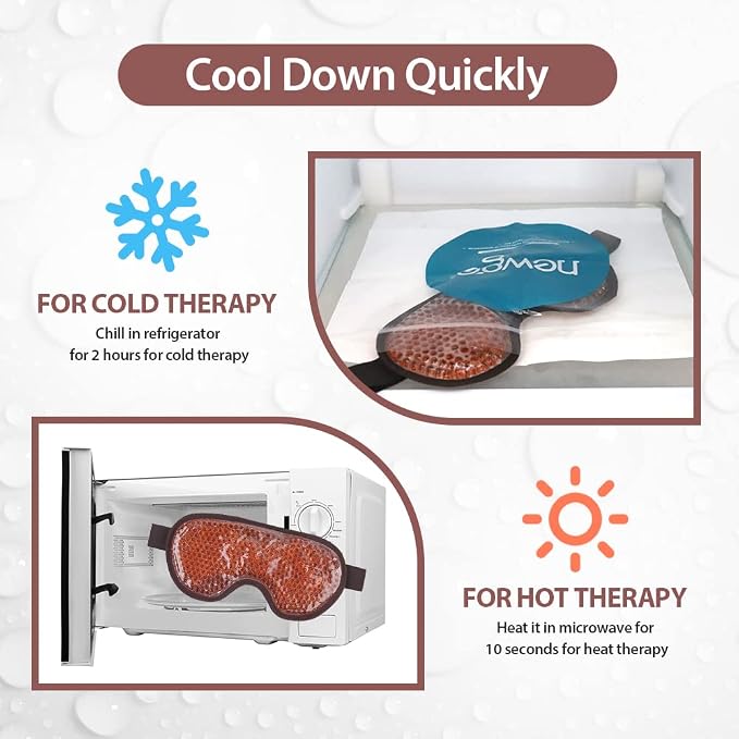 NEWGO Cooling Eye Mask for Puffy Eyes, Cold Eye Mask Eye Ice Pack for After - Image 5