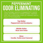 Peppermint Two Pack Odor Eliminating Highly Fragranced Candle - Image 4