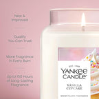 Yankee Candle Vanilla Cupcake, Scented Candle, 22oz Large Jar - Image 3
