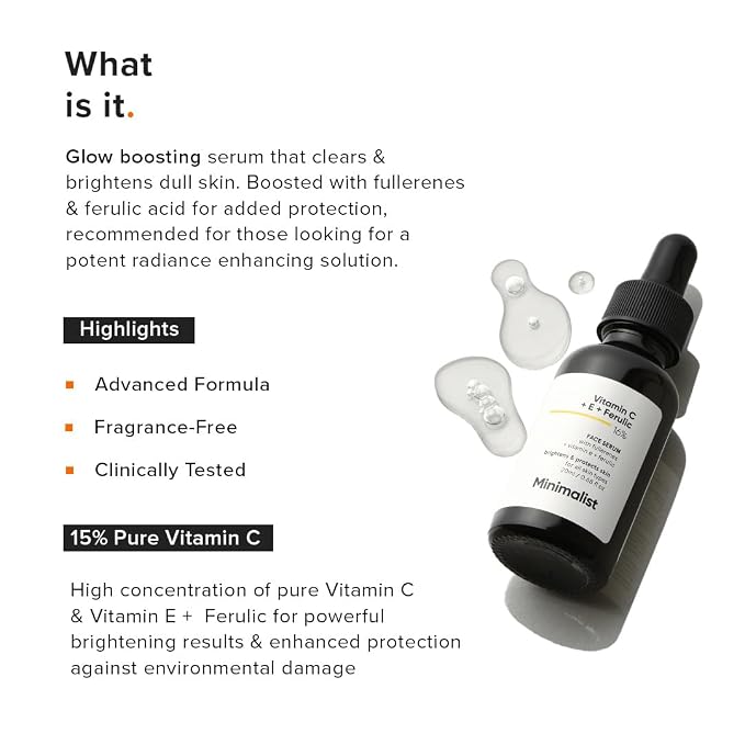 Minimalist Vitamin C+E+Ferulic Acid 16% Face Serum - Image 2