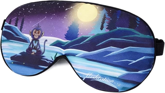 ALASKA BEAR Mulberry Silk Sleep Mask Luxury Cool and Lustrous Eye Cover - Image 2