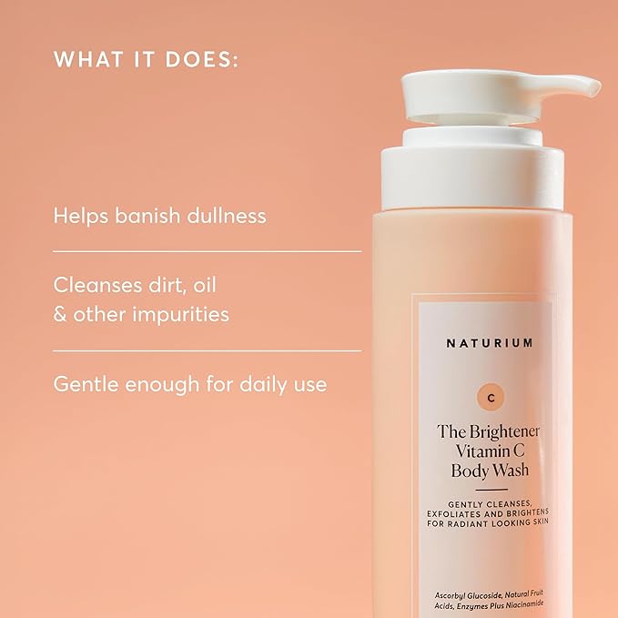 Naturium The Brightener Vitamin C Body Wash, Gentle Cleanser - Image 4