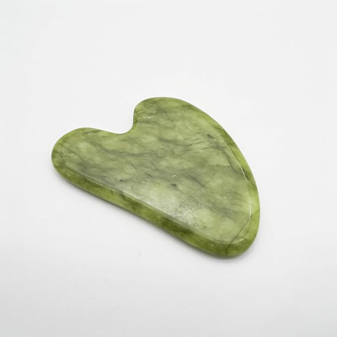 Chikoni 3 in 1 Ficial Face Ice Jade Roller and Gua Sha Tool, 100% Natural Real - Image 9