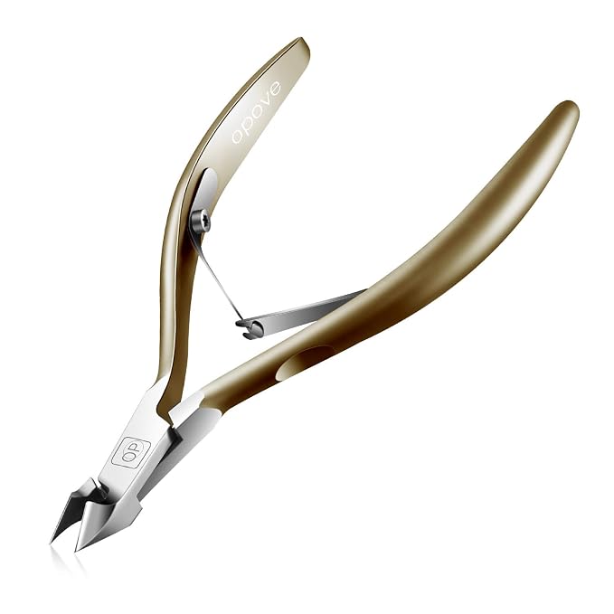 Cuticle Nippers 3/4 Cuticle Trimmer Clippers Stainless Steel Scissors Extremely by opove