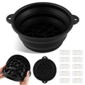 Face Bowl for Ice with Built-In Ice Tray, Collapsible Silicone Facial Ices Bath by Unknown
