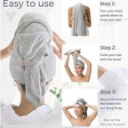 Volo Hero Hair Towel – Ultra Soft Nanoweave™ Microfiber, Super Absorbent Quick - Image 7