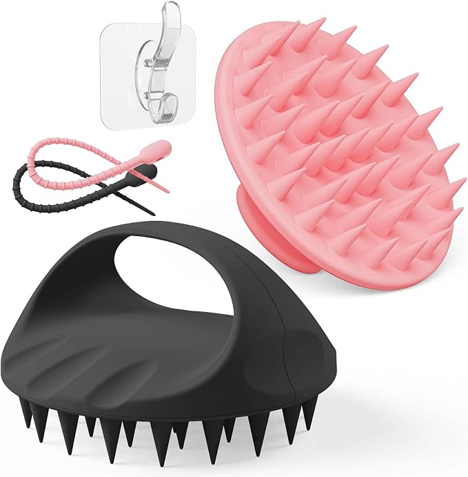 Manmihealth Large Hair Scalp Scrubber, One-piece Silicone Scalp Massager by ManmiHealth