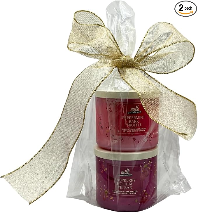 Bath & Body Works Milk BAR Collection Holiday Dessert Scents 3-Wick Scented by Unknown