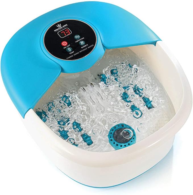 Medical king Foot Spa Massager - 5 in 1 Foot Bath Massager - Adjustable Heating by MedicalKing