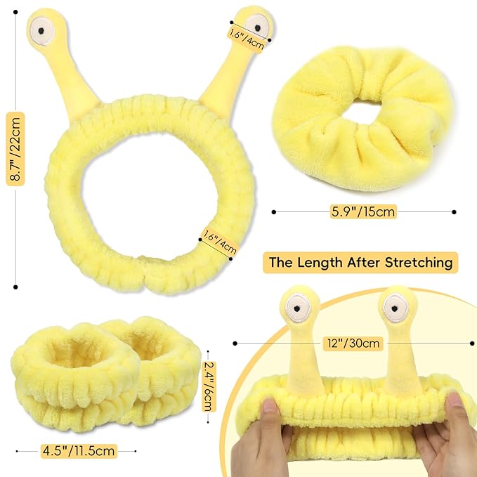 Face Wash Headband, Skincare Wrist Bands - Image 2