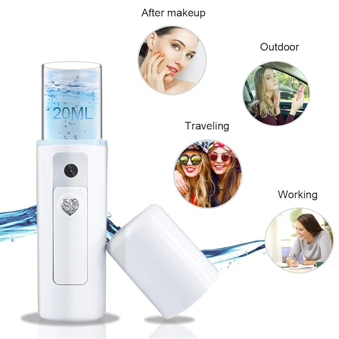 Nano Facial Mister Moisturizing Atomization Humidifier Cool Mist Facial Steamer - Image 6