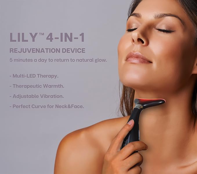 VRAIKO Lily Neck Face Massager, Face Sculpting Tool, Skin Rejuvenation Device - Image 3
