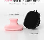 2 Pack Face Scrubber, Silicone Facial Cleansing Brush - Image 7