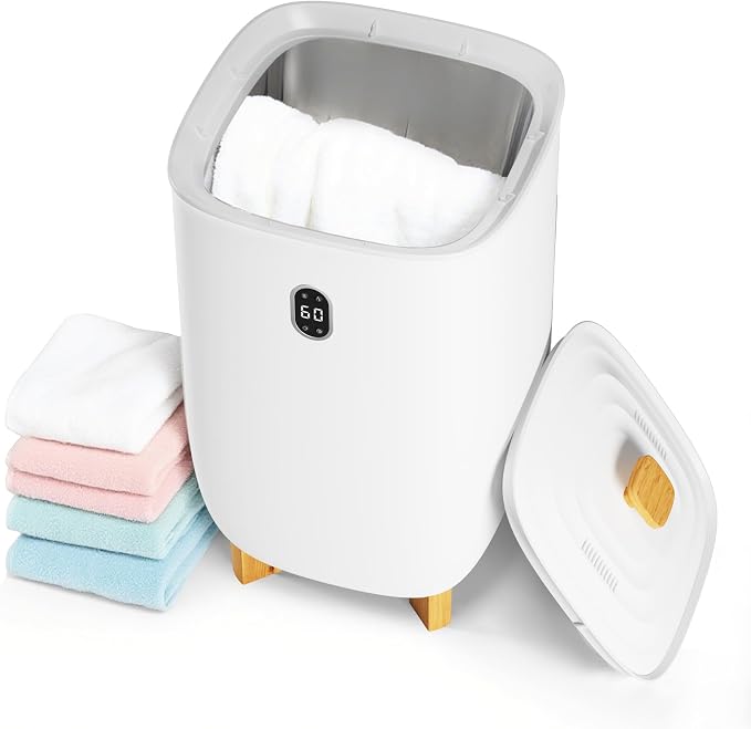 GarveeLife 35L Towel Warmer Bucket, Large Capacity Hot Air Towel Dryer & by GarveeLife