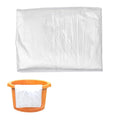 100 Pcs Disposable Foot Tub Liner Portable Bath Basin Bags, Plastic Foot Bath by Woopsoo