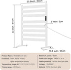 Verida Towel Warmer for Bathroom, Heated Towel Rack, Upgraded Extra-Wide - Image 4
