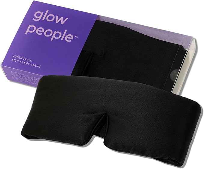Glow People Silk Sleep Mask – 100% Mulberry Silk Eye Mask by GlowPeople