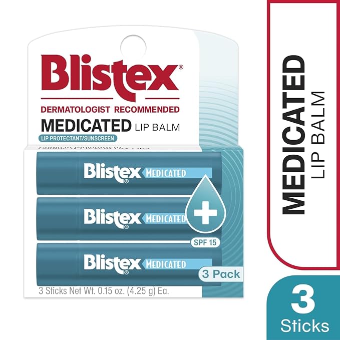 Blistex Medicated Lip Balm, 0.15 Ounce, SPF 15 Sun Protection, Seals in Moisture - Image 7
