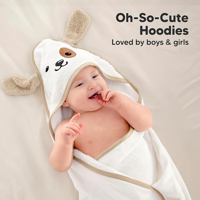 KeaBabies Hooded Baby Towel for Newborn - Image 7