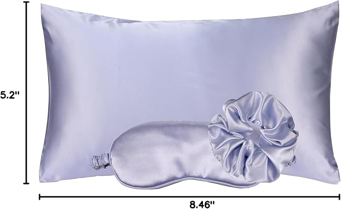 Vegan Silk Sleep Set, Vegan Silk Pillowcase - Image 9
