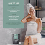 Shower Steamers Aromatherapy Eucalyptus and Mint 15 Pack, 100% Pure Essential - Image 2