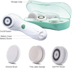 TOUCHBeauty 360° Rotating, 3 in 1 Interchangeable Facial Cleansing Brush Set - Image 5