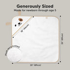 KeaBabies Hooded Baby Towel for Newborn - Image 4
