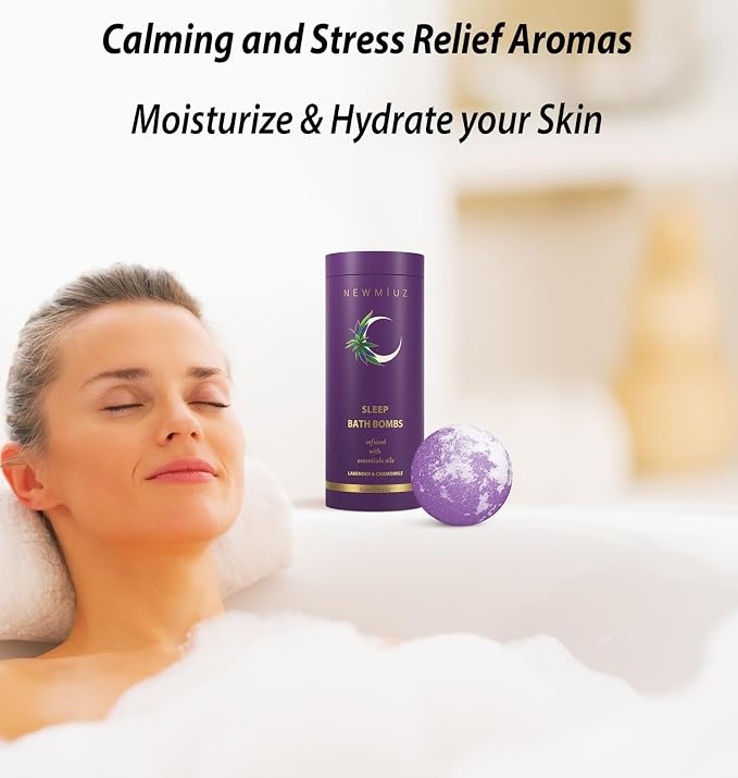 Deep Sleep Bubble Bath Bombs Infused - Image 2