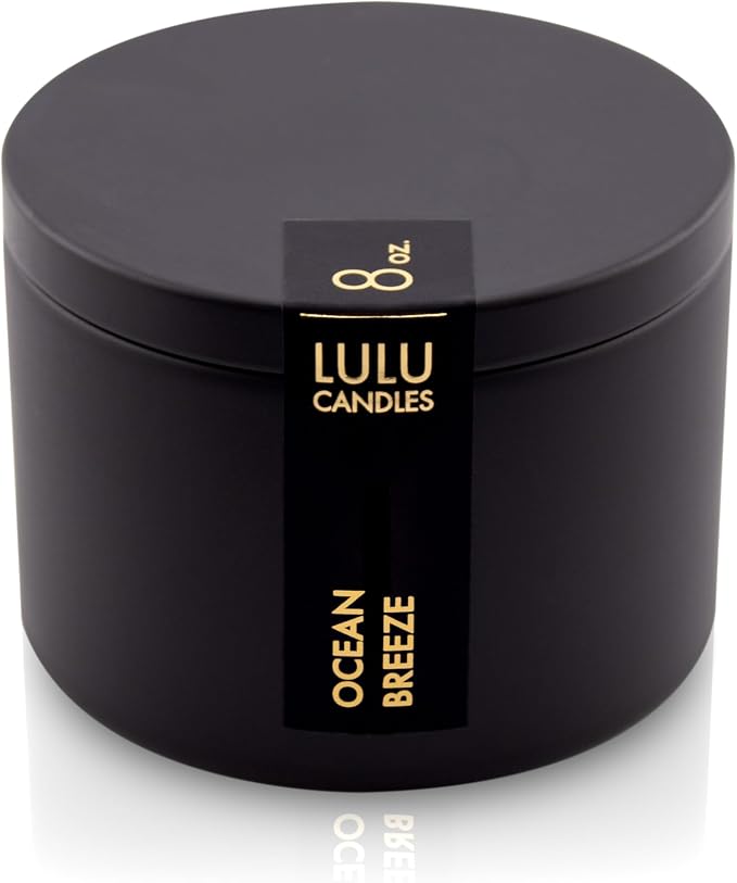 Lulu Candles | Ocean Breeze Scented Candle | Smells Fresh & Oceany | Luxury - Image 2