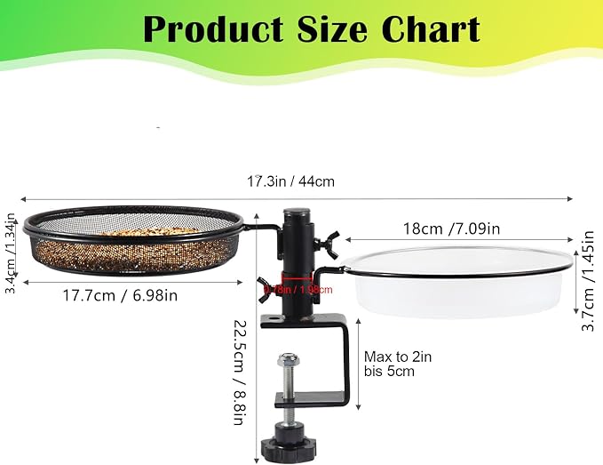 HRAYLTOP Deck Bird Feeders - Image 6