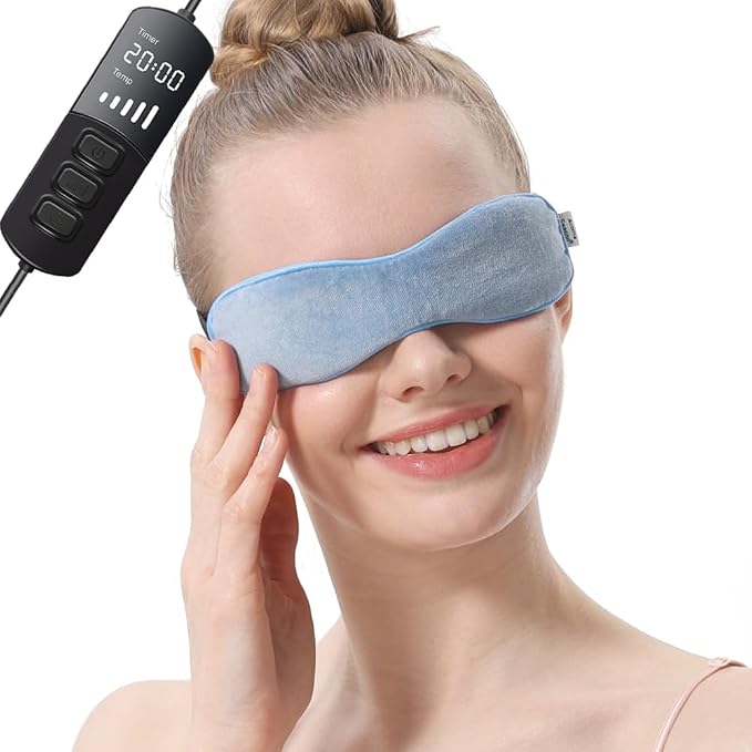 Aroma Season Heated Eye Mask for Dry Eyes, Warm Eye Compress by AromaSeason